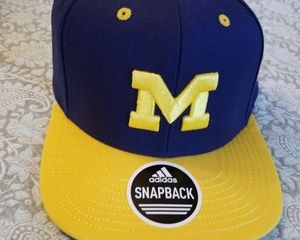 Adidas snapback Michigan college hat NWT one size